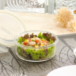 Glasslock Round Tempered Glass Food Storage Container
