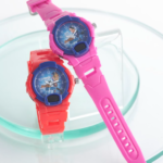 Nutri Quest Kids Digital Watches (Pink & Red)