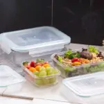 Glasslock Rectangular Tempered Glass Food Storage Container Set