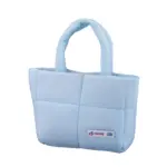 Light Blue Health Lane Family Pharmacy Quilted Puffer Tote Handbag