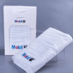 Mobil 1 Premium White Embroidered Towel Set