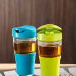 Ensure Custom Branded Glass Tumblers with Silicone Sleeves