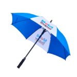 Mobil Super Co-Branded Blue & White Golf Umbrella