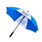 Mobil Super Co-Branded Blue & White Golf Umbrella